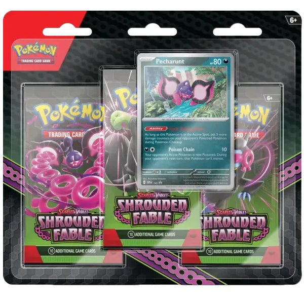 Pokemon TCG: Scarlet & Violet 6.5 - Shrouded Fable 3-Pack Blister