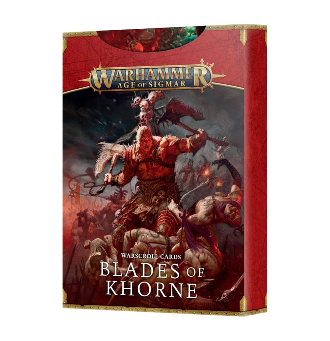 Age of Sigmar: Warscroll Cards 3rd Edition Blades of Khorne