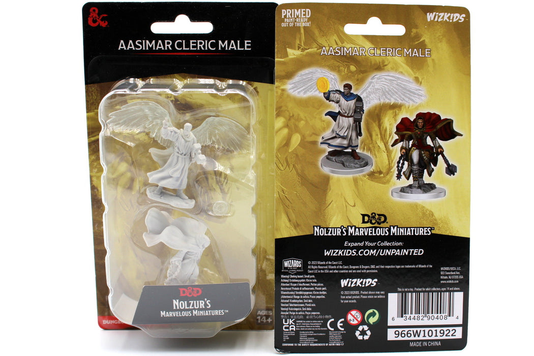 WizKids - D&D Nolzurs Marvelous Miniatures: Aasimar Cleric Male - Wave 20