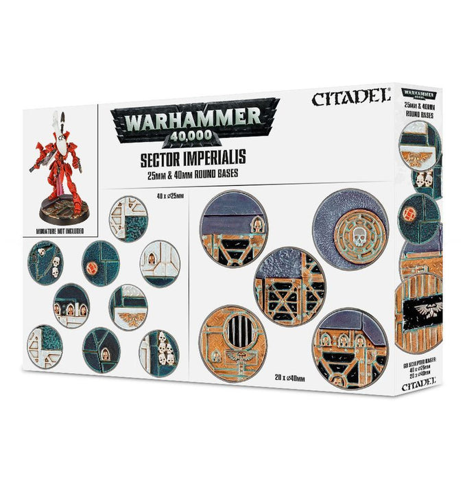 Sector Imperialis 25mm and 40mm Round Bases