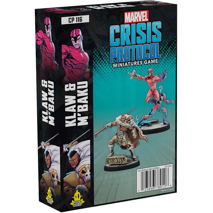 Marvel Crisis Protocol:  Klaw & M'Baku