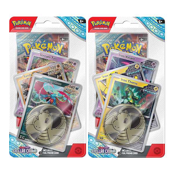 Pokémon TCG: Scarlet & Violet 7 Stellar Crown Premium Checklane Booster