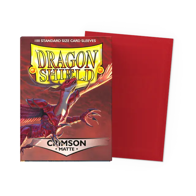 Dragon Shield Matte -Crimson (100 ct. in box)