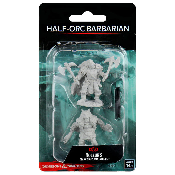 WizKids - D&D Nolzurs Marvelous Miniatures: Male Half-Orc Barbarian - Wave 9