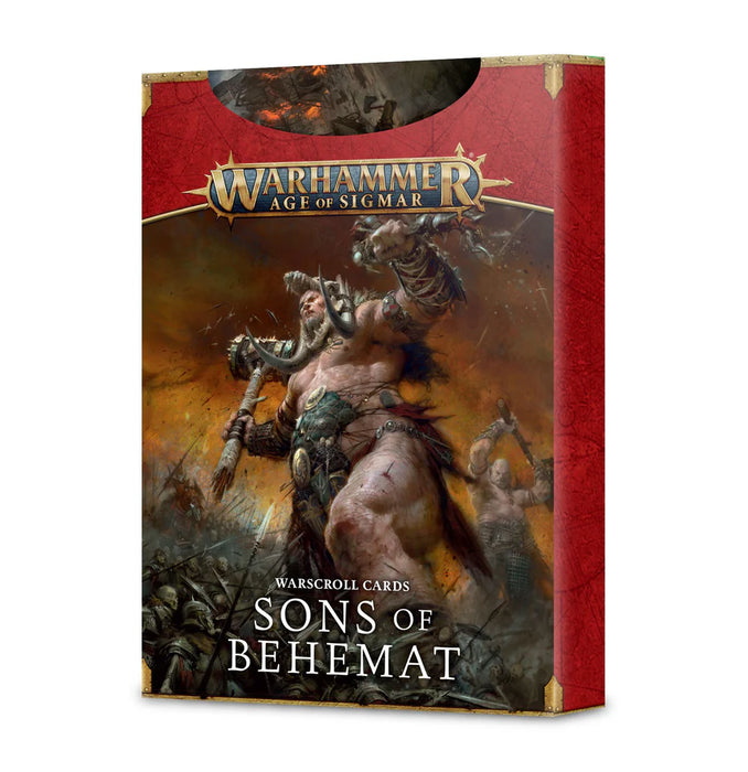 Age of Sigmar: Warscroll Cards 3rd Edition Sons of Behemat