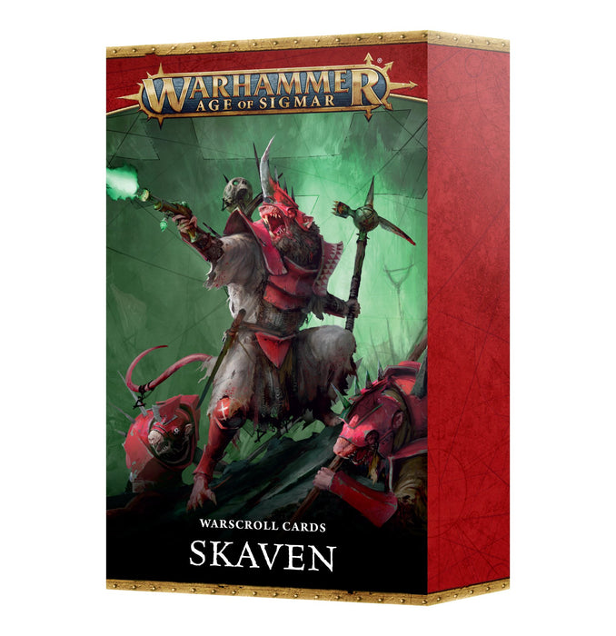 Age of Sigmar Skaven Warscroll Cards