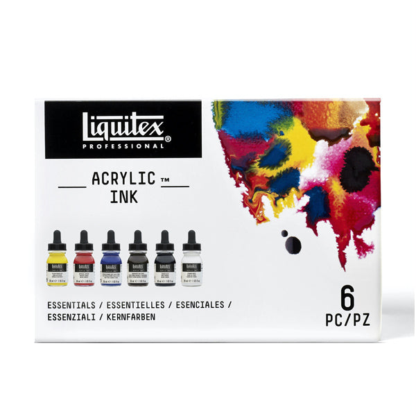 Liquitex Professional Acrylic Ink Set 6X30ml Essentials
